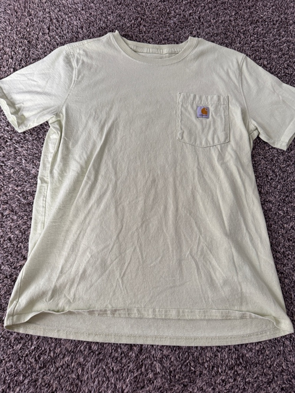 Carhartt Short Sleeve Pocket Tee in Light Cream